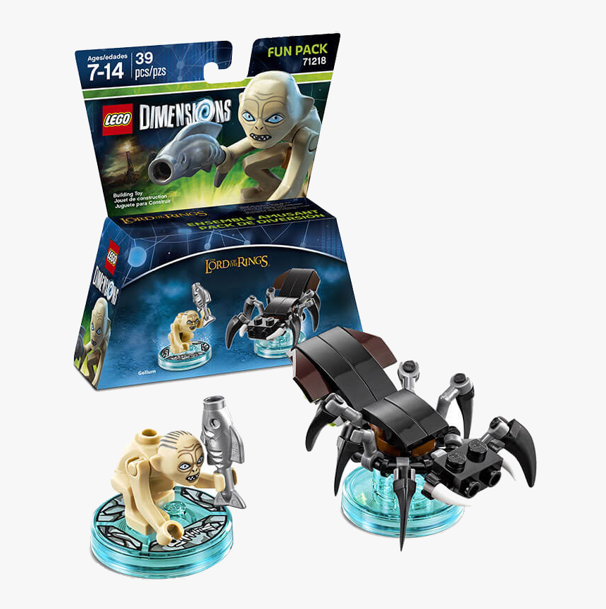 Lego Dimen Fun Gollum, , Large - Lego Dimensions The Lord Of The Rings, HD Png Download