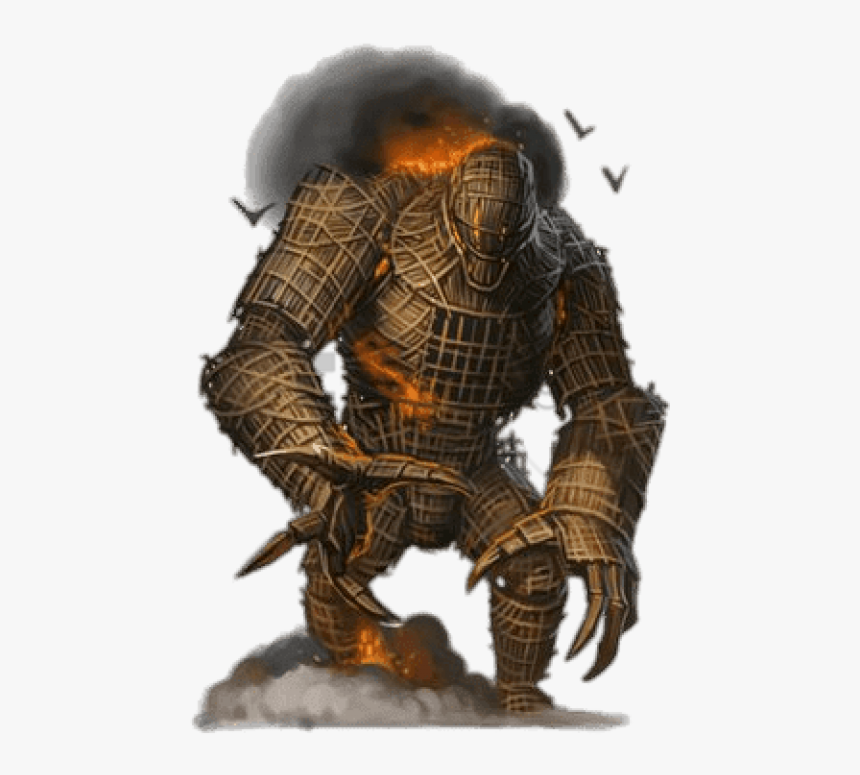 Burning Wicker Man Pathfinder Png Image With Transparent - Wickerman Pathfinder, Png Download