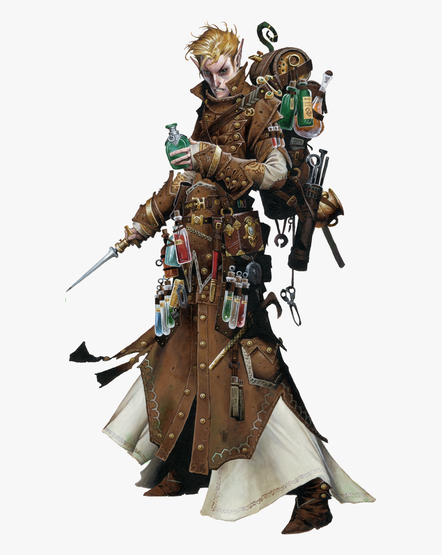 Alchemist - Damiel - Pathfinder Alchemist, HD Png Download