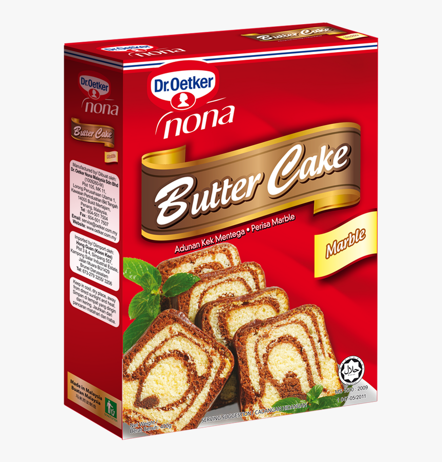 Butter Cake Marble - Dr Oetker Marble Cake, HD Png Download