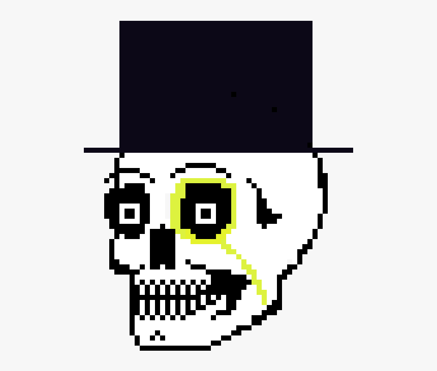 Pixel Art Skull Png, Transparent Png