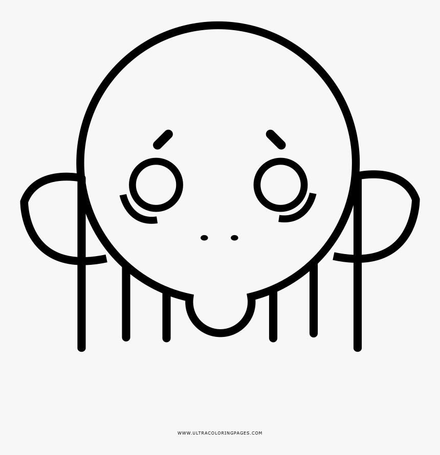 Gollum Coloring Page - Line Art, HD Png Download