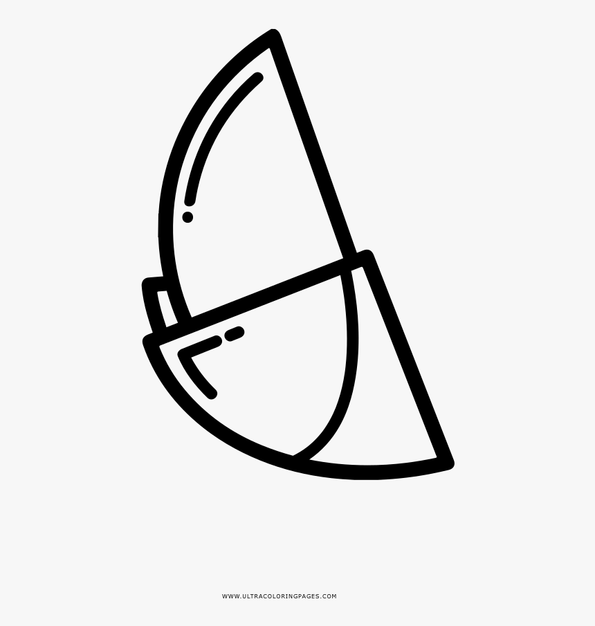 Empanada Coloring Page - Dibujos Para Colorear Empanadas, HD Png Download