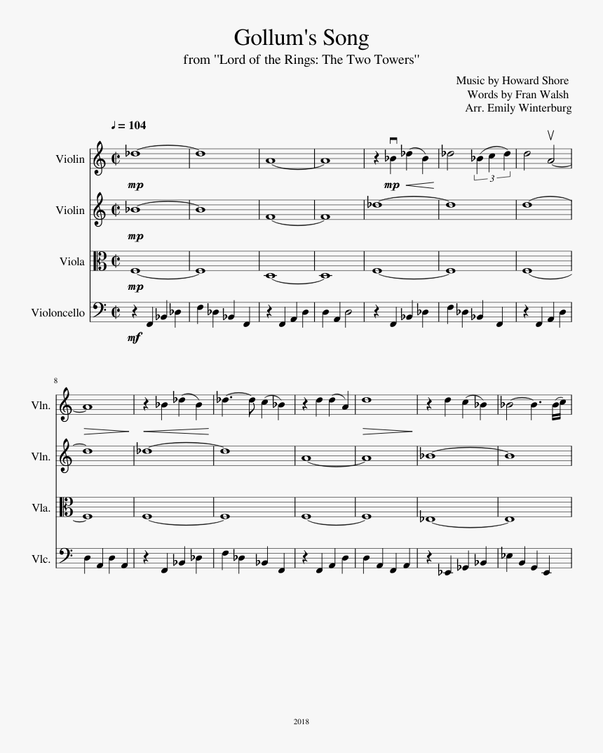 Gollum Png, Transparent Png