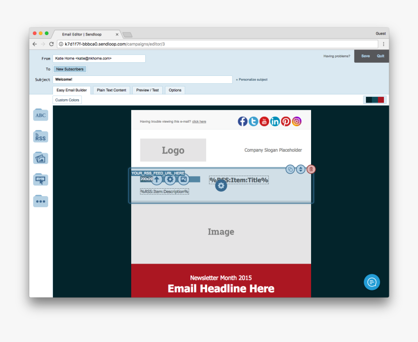 Content Block Email Template, HD Png Download