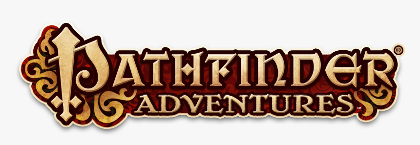 Pathfinderadventureslogo Shadow - Pathfinder Board Game Logo, HD Png Download