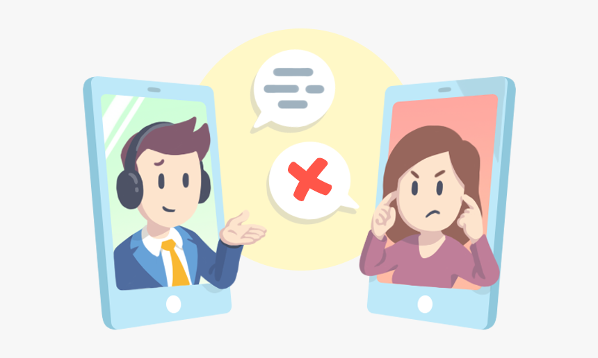 Phrases That Upset Customers - Cartoon, HD Png Download