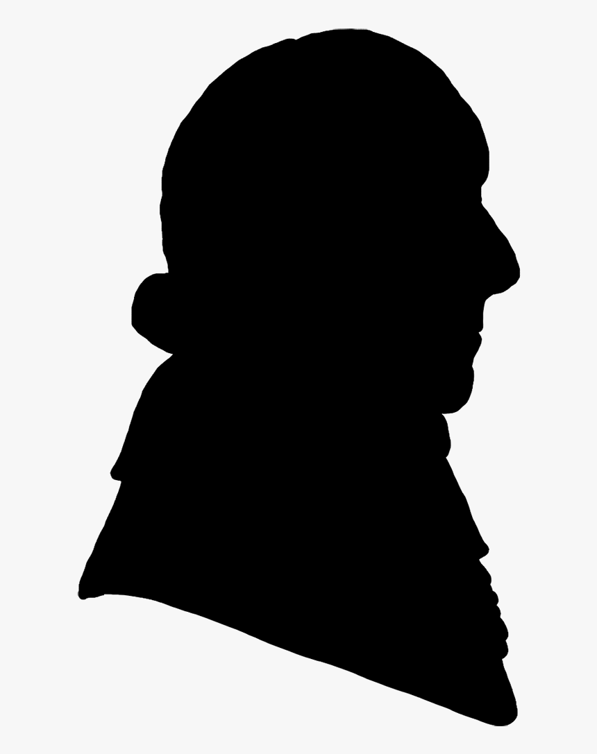 Face Silhouette Victorian Man - Victorian Man Head Silhouette, HD Png Download