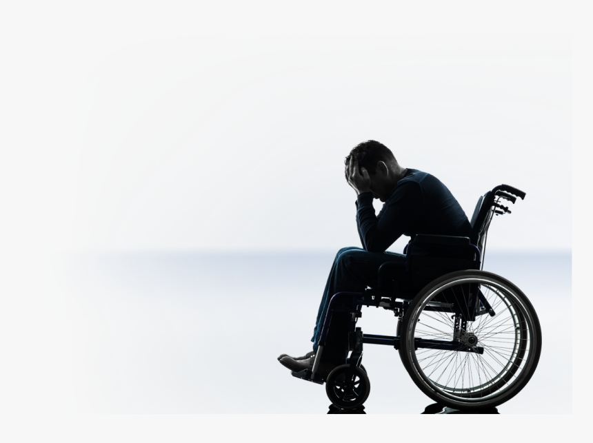 Chiaf Law Offices - Crippled With A Wheelchair, HD Png Download