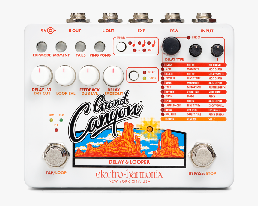 Electro Harmonix Grandcanyon Image - Electro Harmonix Grand Canyon, HD Png Download