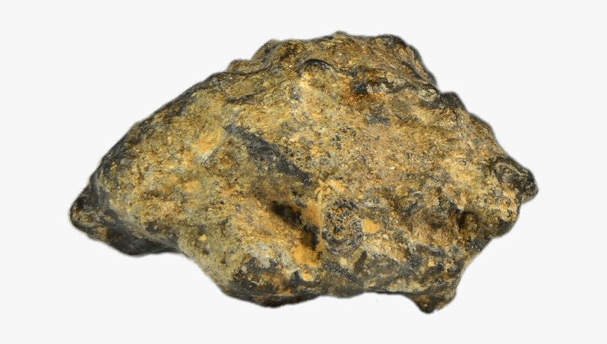 Yellow And Black Lunar Meteorite - Mineral, HD Png Download