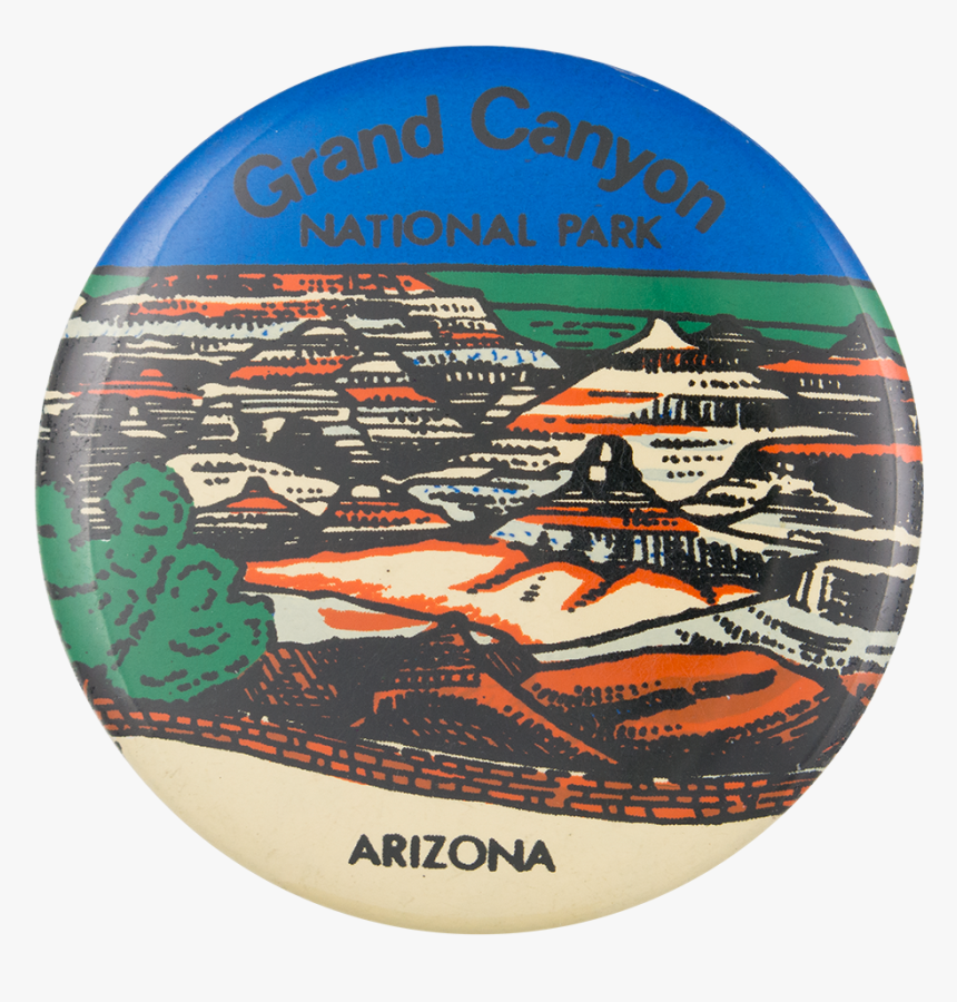 Grand Canyon National Park Event Button Museum - Label, HD Png Download
