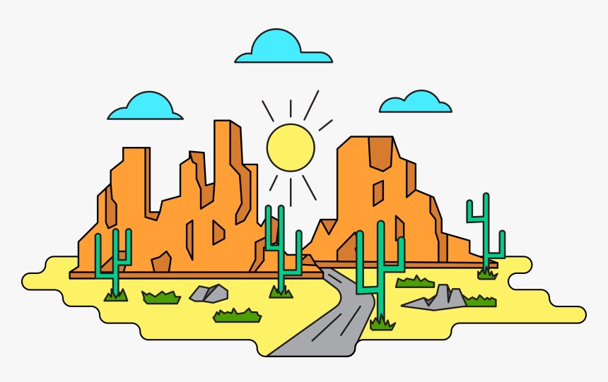 Grand Canyon Clipart Transparent - Grand Canyon Vector, HD Png Download