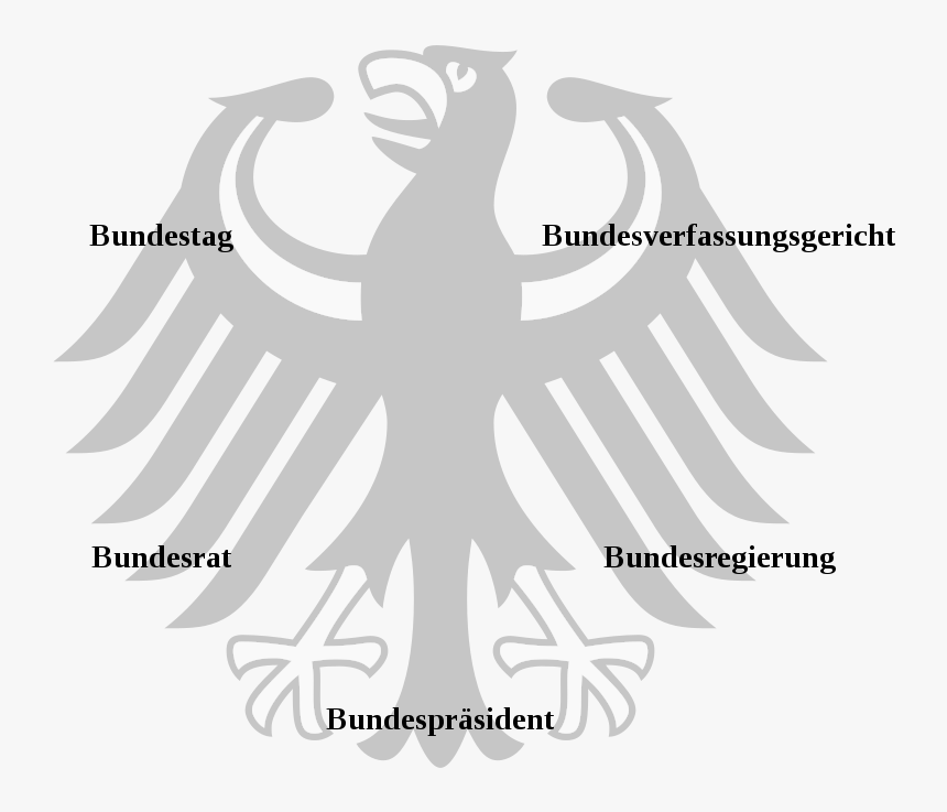 Die Ständigen Obersten Bundesorgane - Bundesadler Logo Vector, HD Png Download