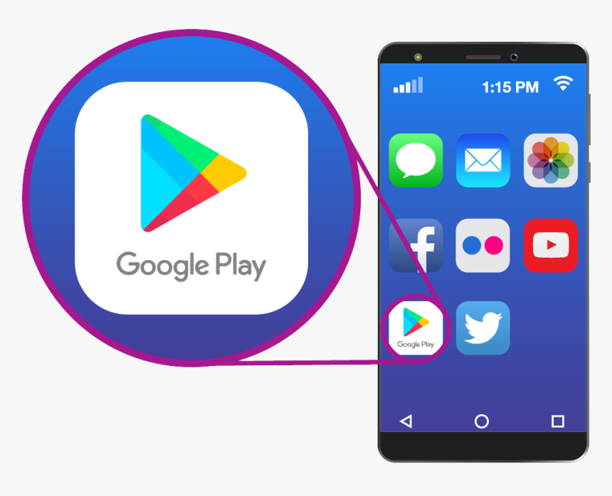 The Icon For The Google Play Store - Smartphone, HD Png Download