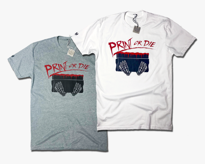 Image Of Print Or Die Limited Edition Tee - Polo Shirt, HD Png Download