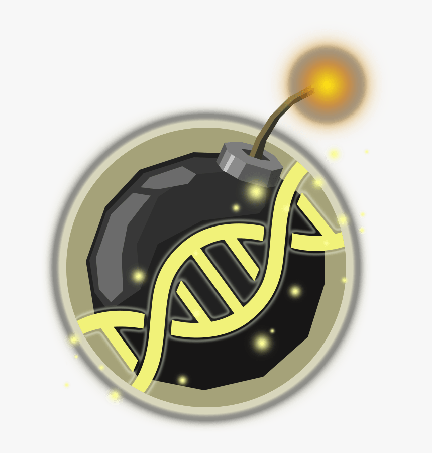 Bomb Dna Icon 2d, HD Png Download