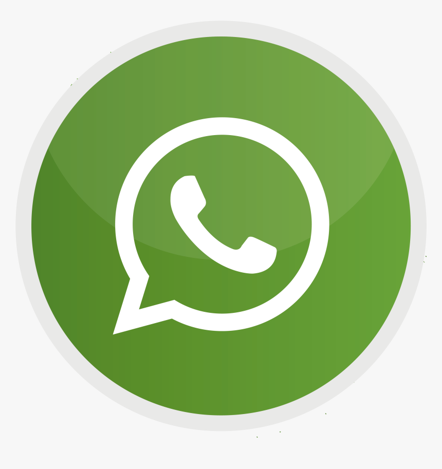 Whatsapp Icon Png Round, Transparent Png