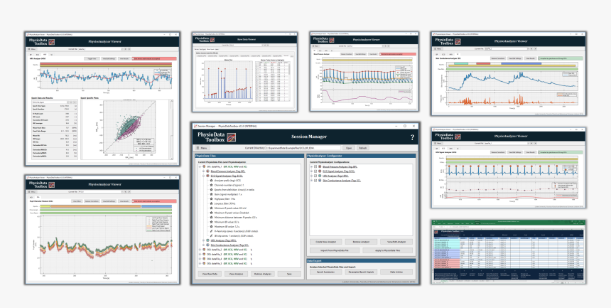 The Physiodata Toolbox And Its Various Graphical User - Computer Icon, HD Png Download