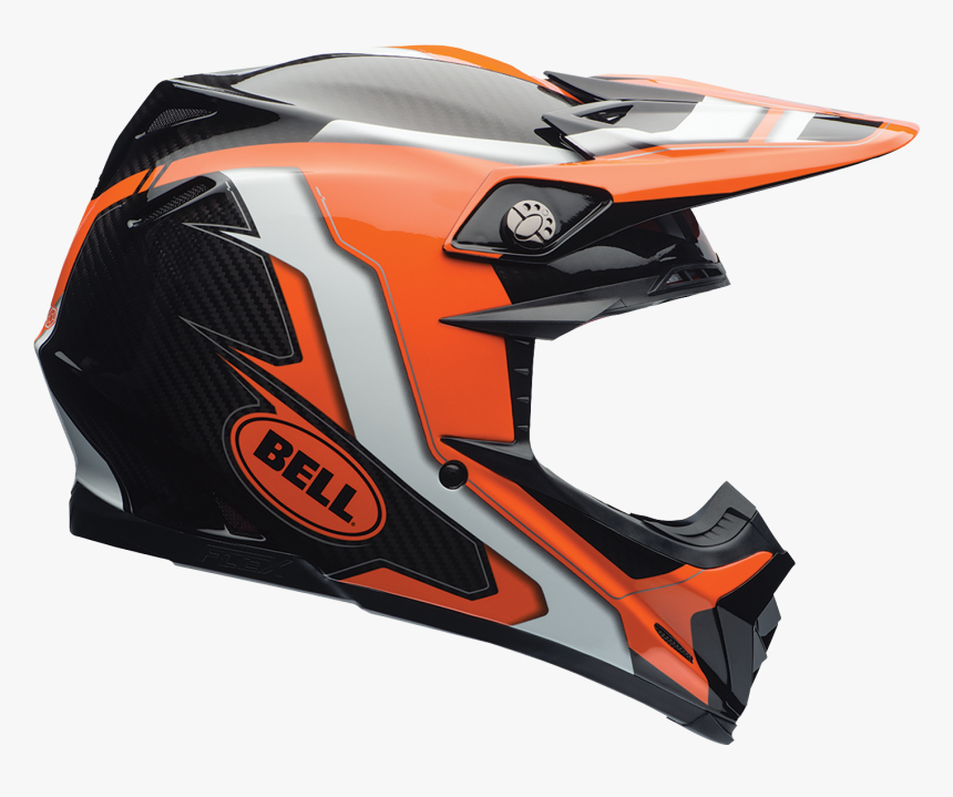 Bell Moto 9 Flex Factory Orange, HD Png Download