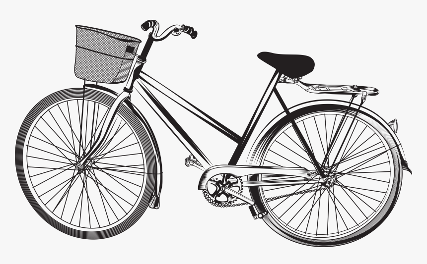 Bike Silhouette Png - Transparent Bicycle Silhouette Png, Png Download