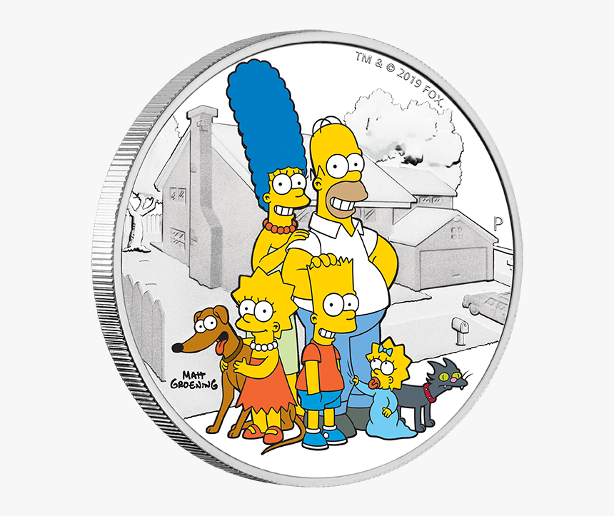 Transparent Simpsons Donut Png - Simpsons Coins Perth Mint, Png Download