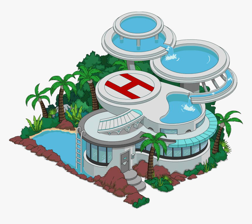 The Simpsons - Simpsons Radioactive Man Home, HD Png Download