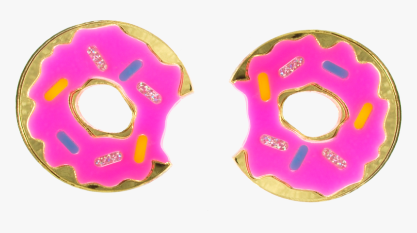 Xl Donut Earrings - Circle, HD Png Download