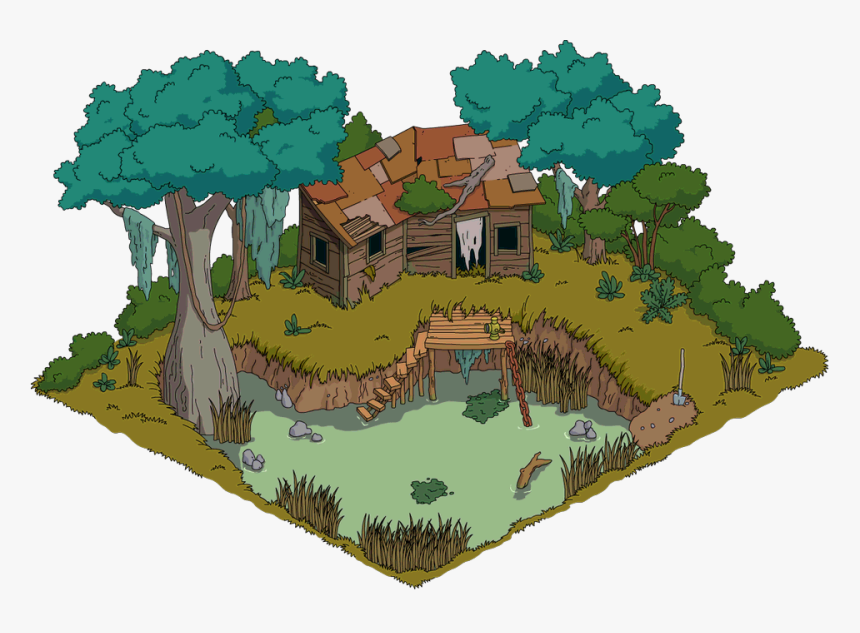 Tsto Halloweenthe Simpsons Tapped - Scary Dock Tapped Out, HD Png Download