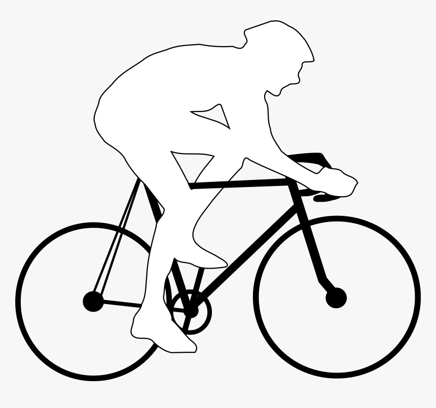 Cyclist Silhouette, HD Png Download