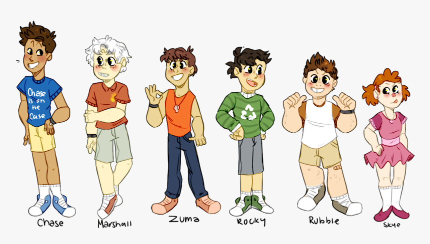 Paw Patrol Pups As Humans, HD Png Download
