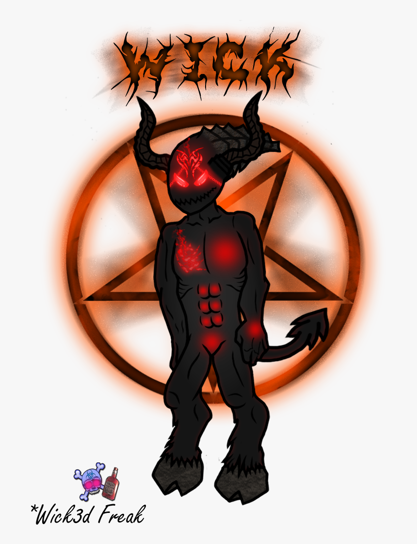 Aztec Drawing Demon - Illustration, HD Png Download