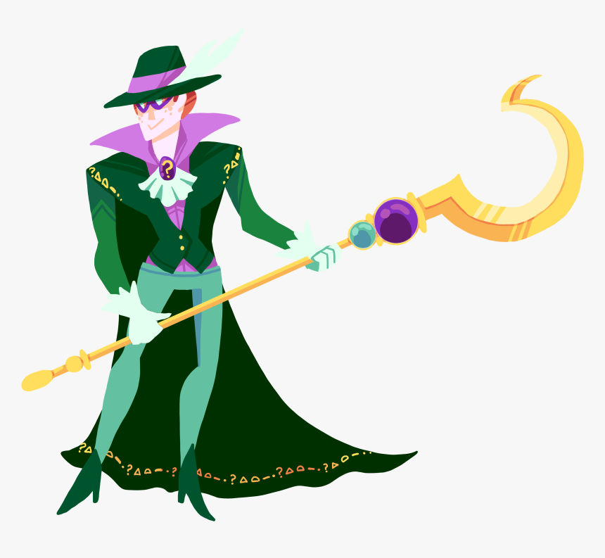 Riddler Cartoon - Clip Art, HD Png Download