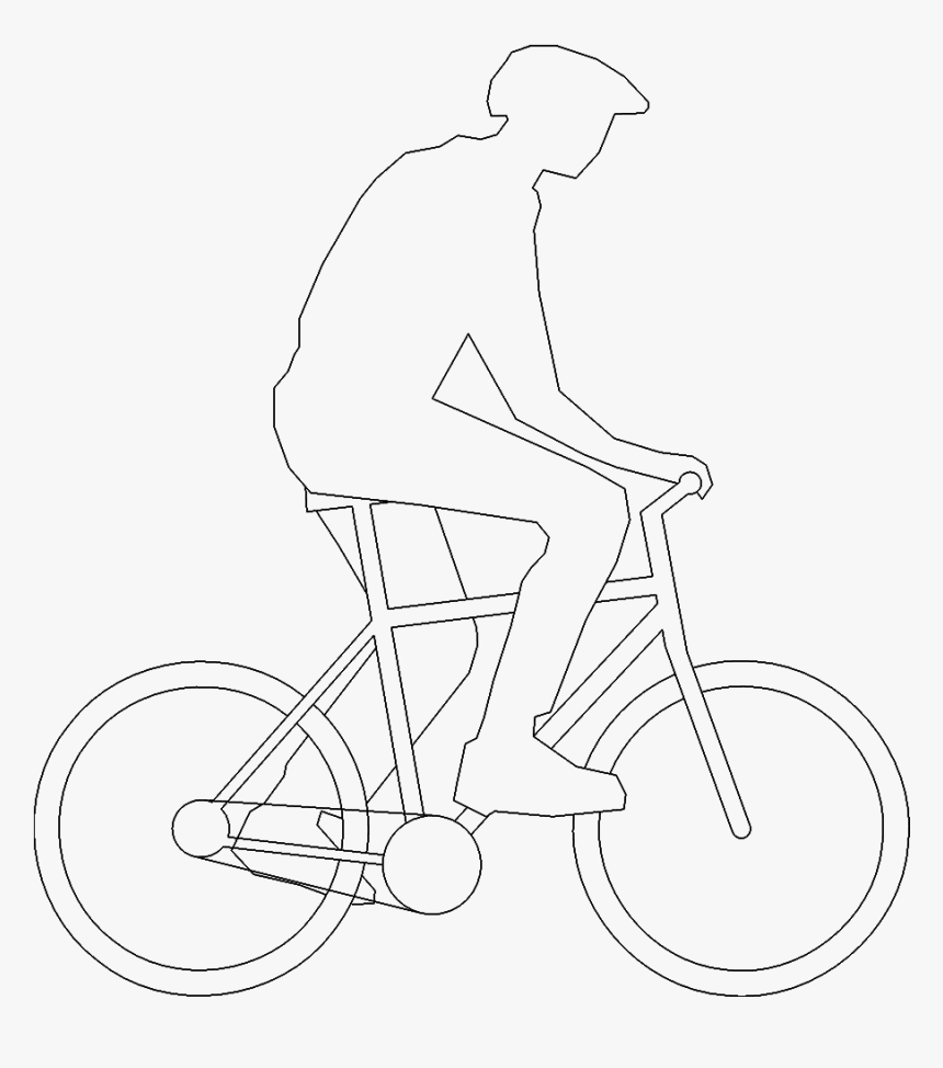 Bicyclist 033d View 
 Class Mw 100 Mh 100 Pol Align - Cycling, HD Png Download
