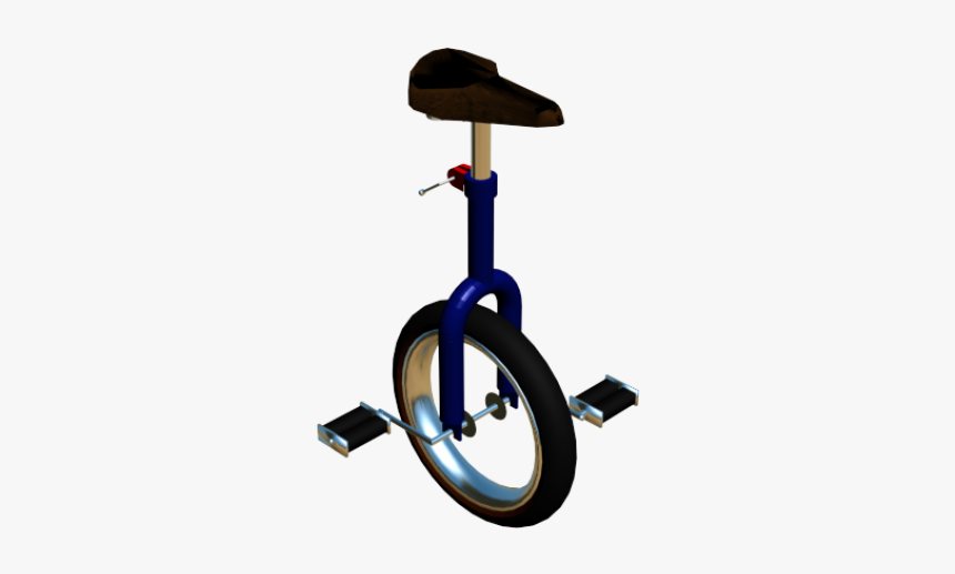 Unicycle 3ds Max Model - Mountain Unicycling, HD Png Download