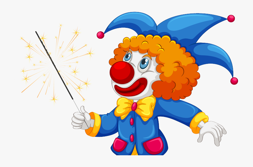 Clown Riding A Unicycle , Png Download - Clown Riding Unicycle, Transparent Png