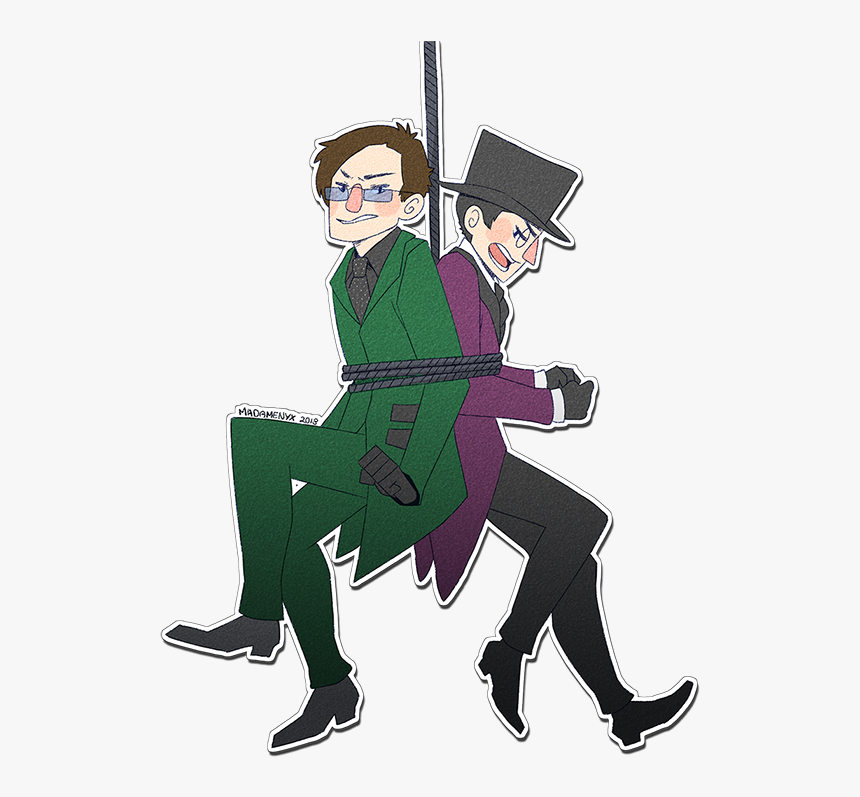 Fan Art Penguin And Riddler, HD Png Download