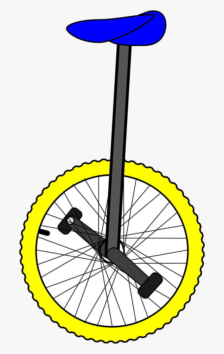 Unicycle Bike Wheel Free Photo - Unicycle Clipart, HD Png Download