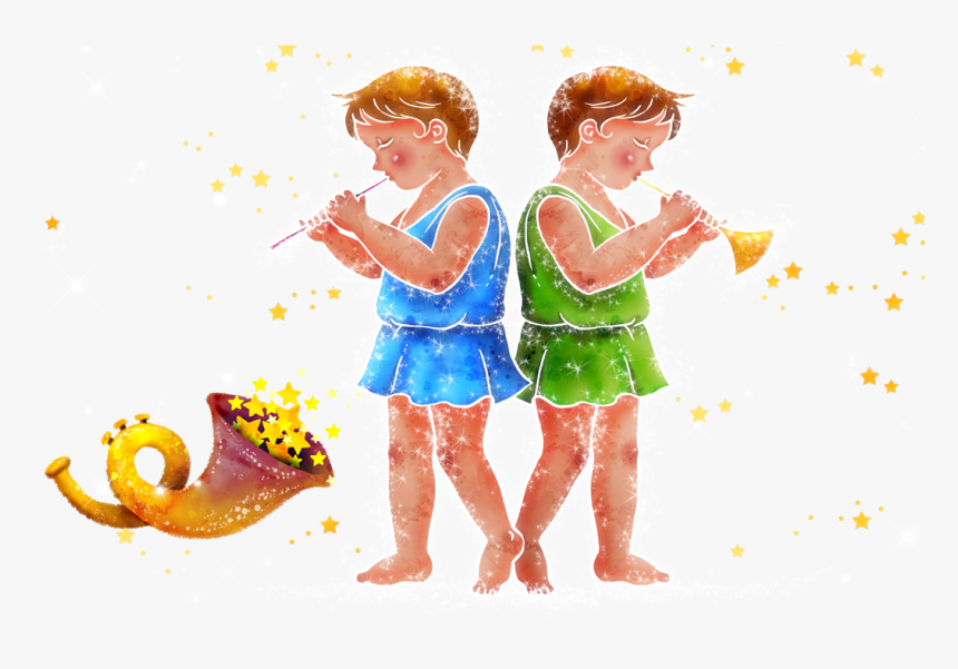 Graphic Freeuse Library Constellation Vector Person - Gemini Constellation Real People, HD Png Download