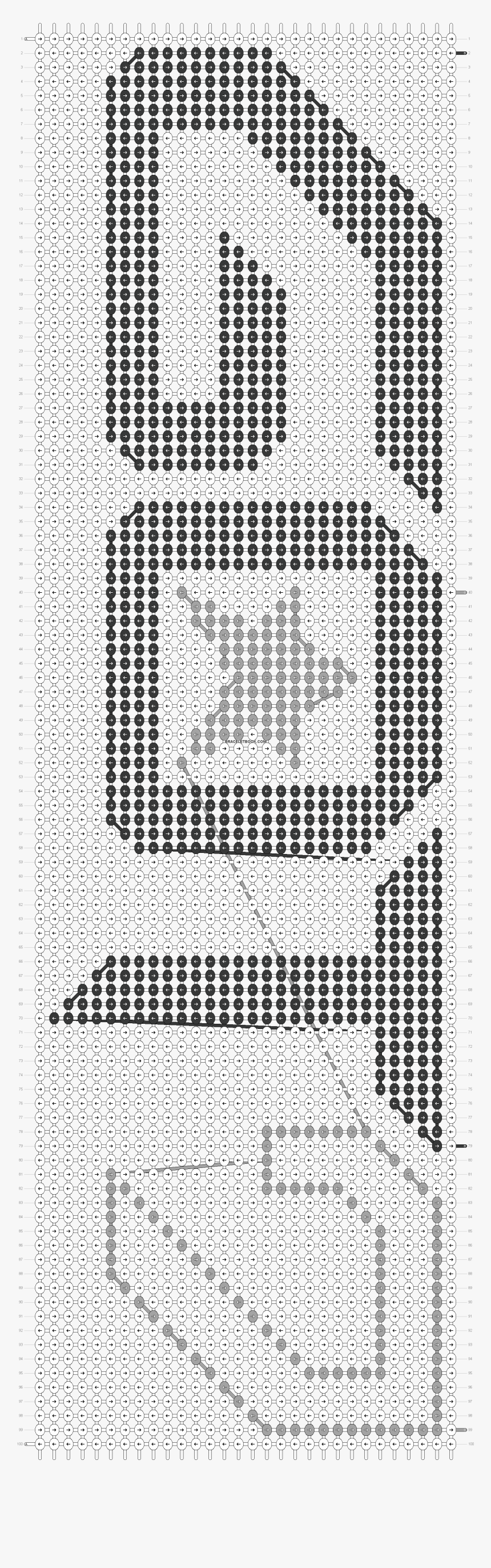 Alpha Pattern - Cross-stitch, HD Png Download