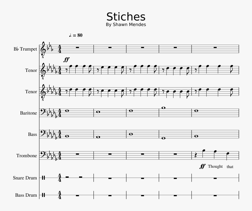 Shape Of You Simple Sheet Music, HD Png Download