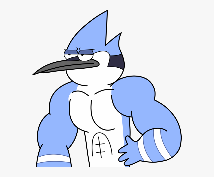 Mordecai And Rigby Muscle, HD Png Download