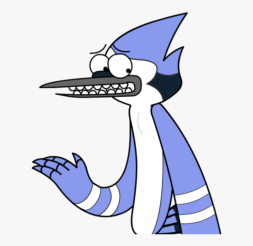 Mordecai Nalgonsito By Kol98 On Clipart Library - Drawing, HD Png Download