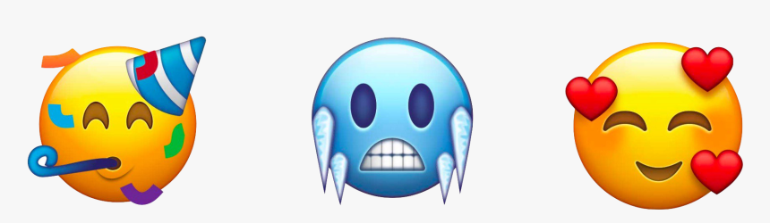 Image Via Emojipedia - New Heart Face Emoji, HD Png Download