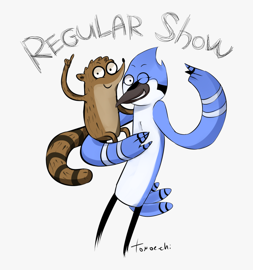 Mordecai And Rigby From Regular Show - Mordecai And Rigby Clipart, HD Png Download