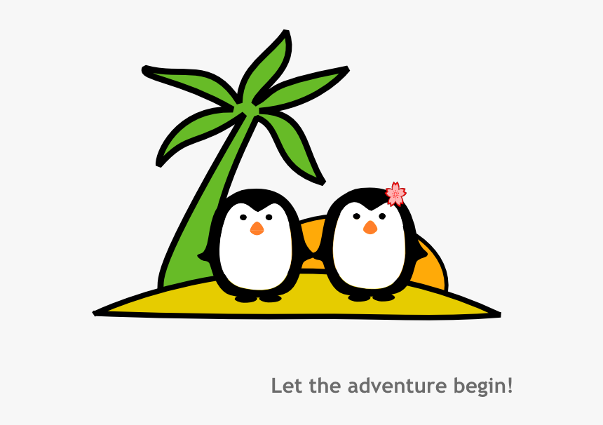 Penguin At Beach Clipart, HD Png Download