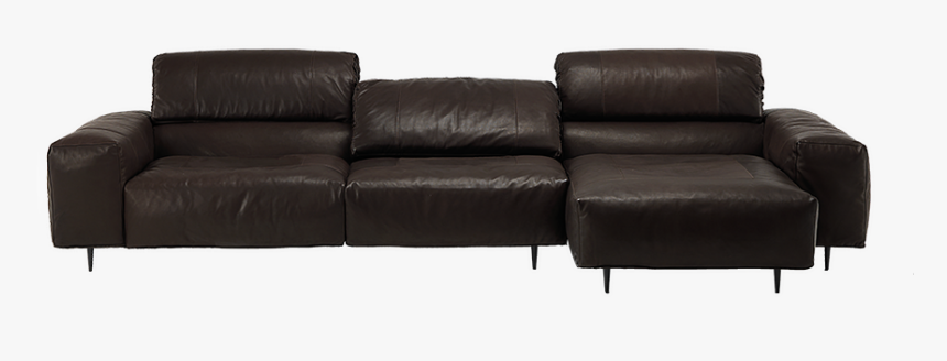 3 Seat Leather Sofa, HD Png Download