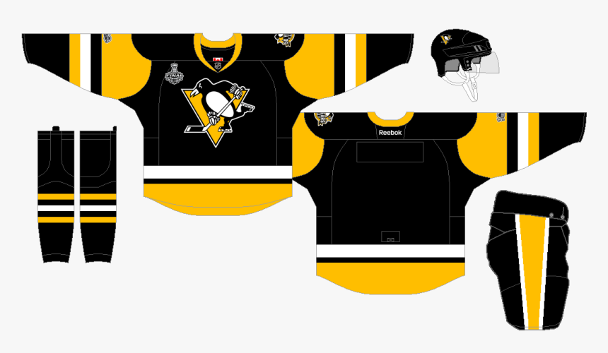 Nashville Predators Vs Pittsburgh Penguins Penguins - Anaheim Ducks Third Jersey 2018, HD Png Download