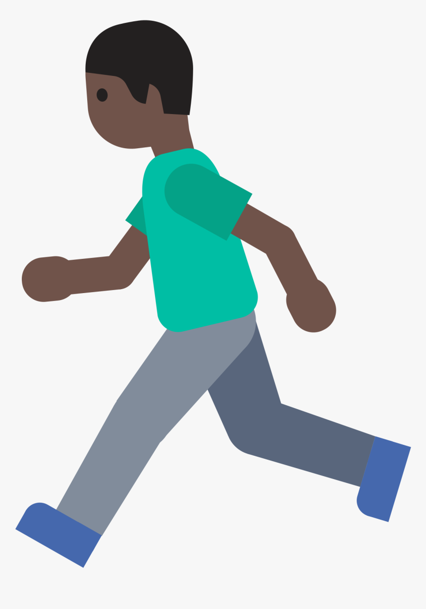 Boy Running Emoji , Png Download Man Running Pixel Art, Transparent