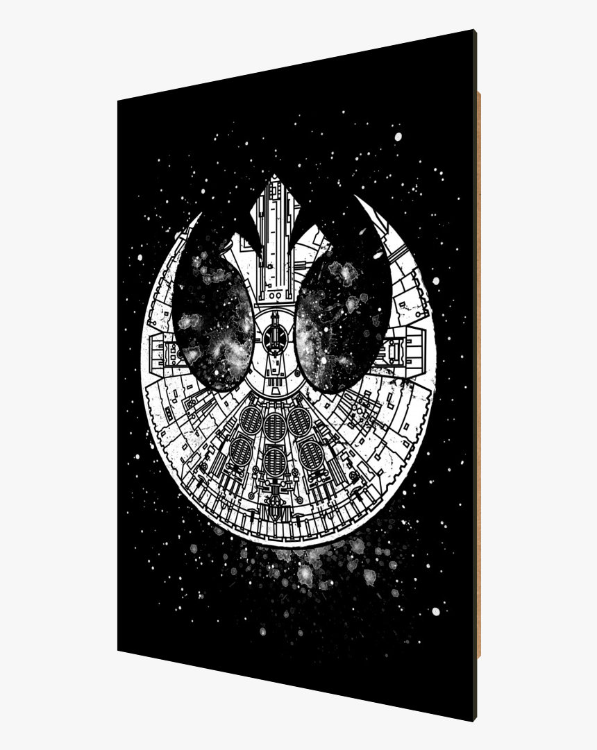 Rebel Alliance, Chewbacca, Han Solo, Millennium Falcon, - Visual Arts, HD Png Download